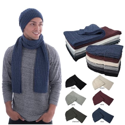 Deluxe Beanie &amp; Scarf Set