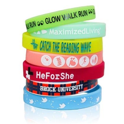 Pantone Matched Silicone Bracelet