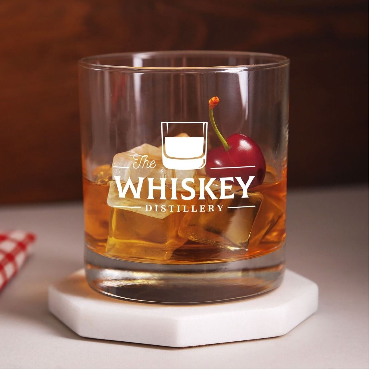 Specialty Incentives - 11 Oz. Alexandria Arc Rocks Whiskey Glass